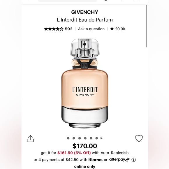 L’interdit Givenchy perfume 2.6 FLOZ - Picture 2 of 4